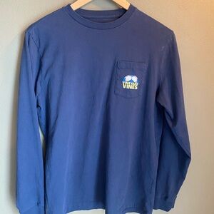 Vineyard Vines Blue Long Sleeve Tee, Boys, size XL